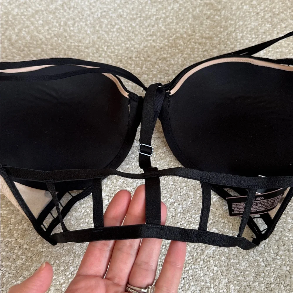 Victoria Secret Very Sexy Push Up Polka Dot Underwire Bra 34C
